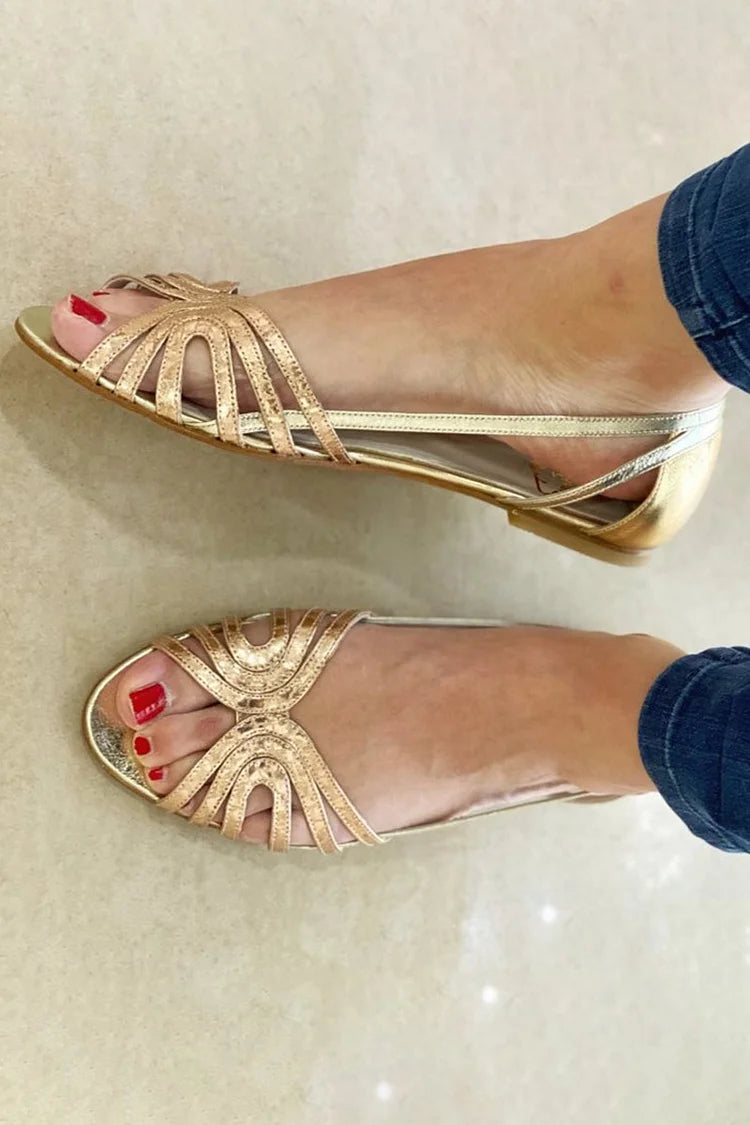 Alberta Slingback Sandal with Elegant Cut-Out Details