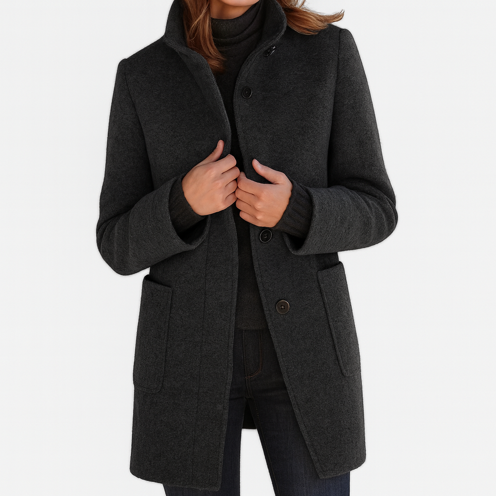 Ava™ | Timeless Wool-Blend Winter Coat