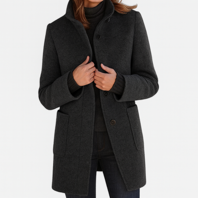 Ava™ | Timeless Wool-Blend Winter Coat
