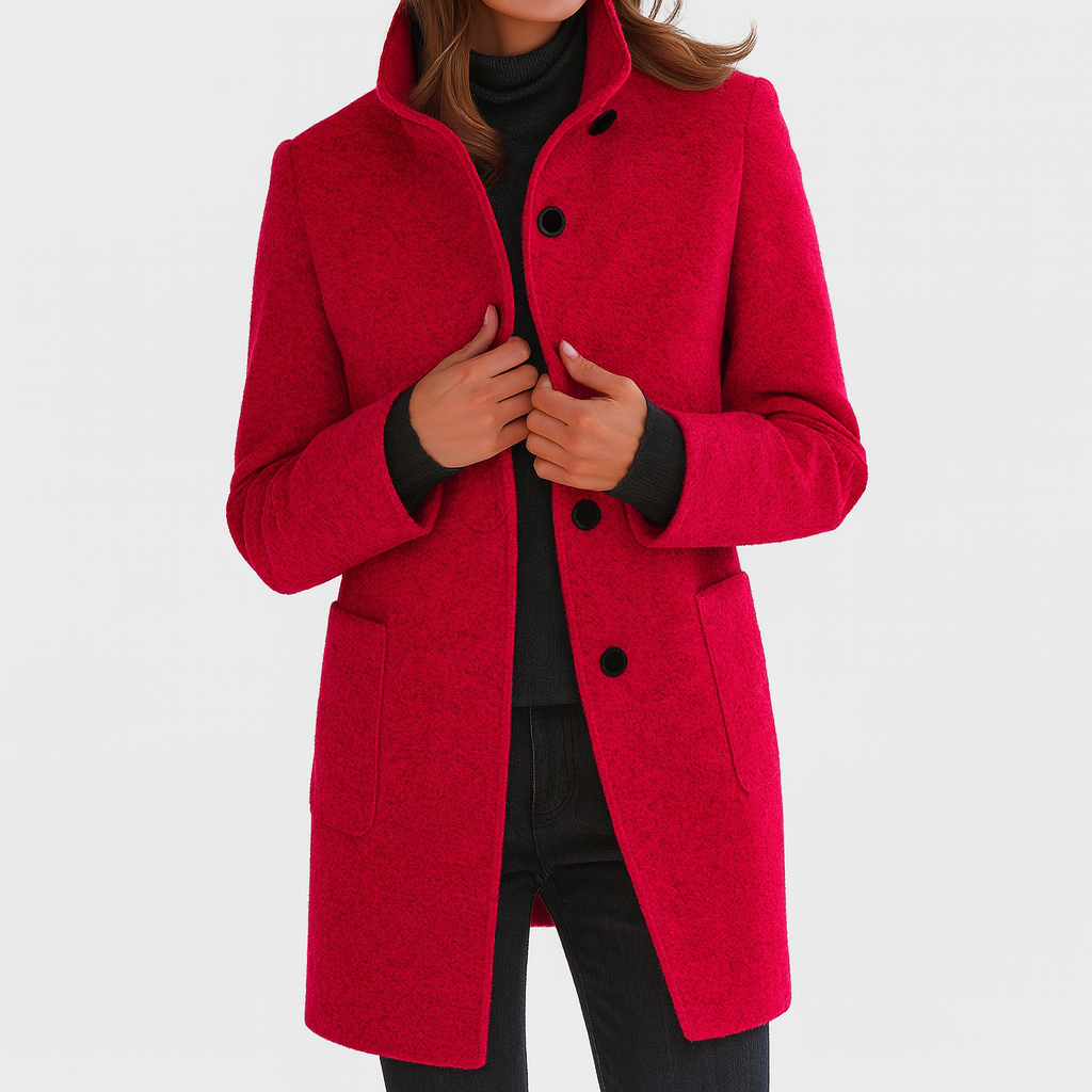 Ava™ | Timeless Wool-Blend Winter Coat