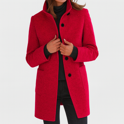 Ava™ | Timeless Wool-Blend Winter Coat