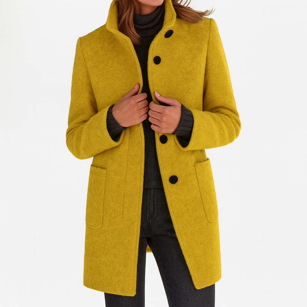 Ava™ | Timeless Wool-Blend Winter Coat