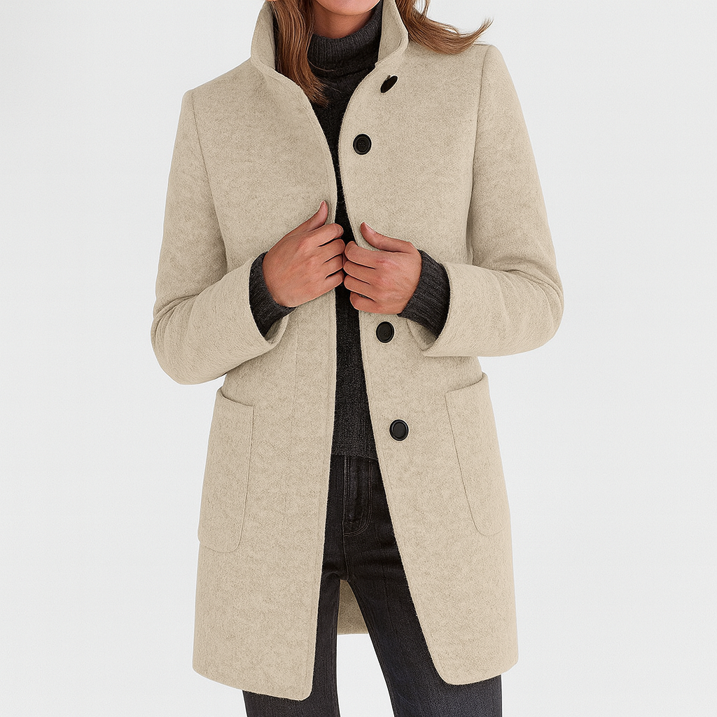 Ava™ | Timeless Wool-Blend Winter Coat