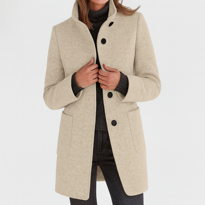 Ava™ | Timeless Wool-Blend Winter Coat