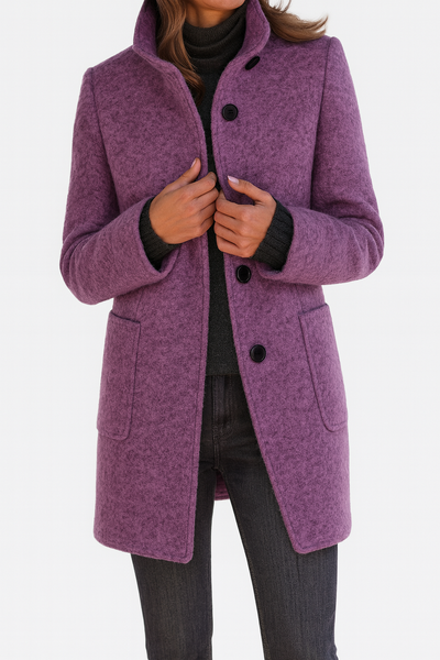 Ava™ | Timeless Wool-Blend Winter Coat