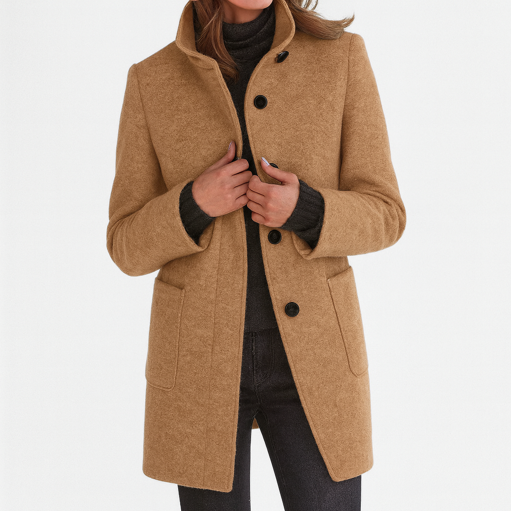 Ava™ | Timeless Wool-Blend Winter Coat