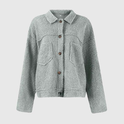 Alizée™ | Cozy Buttoned Jacket