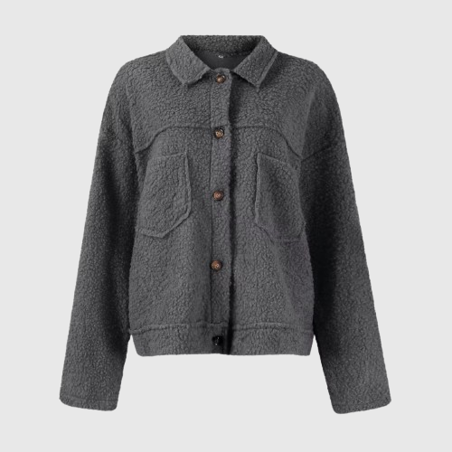 Alizée™ | Cozy Buttoned Jacket
