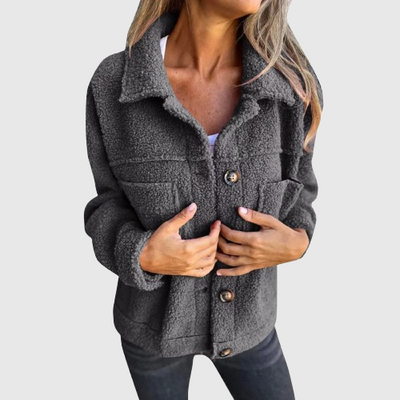 Alizée™ | Cozy Buttoned Jacket