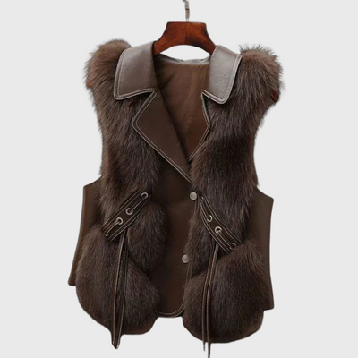 Elegant Leather Gilet