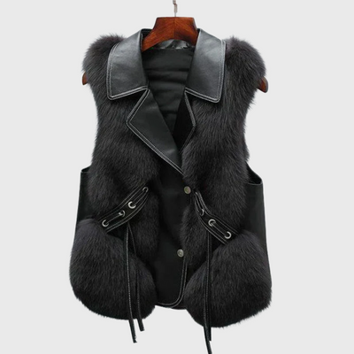 Elegant Leather Gilet