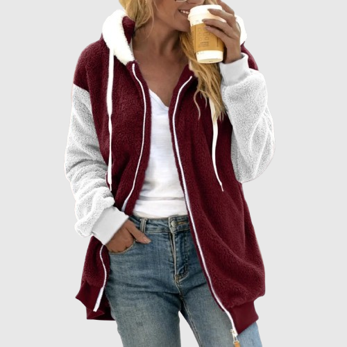 Aurora™ | Two-Tone Hooded Fleece Jacket