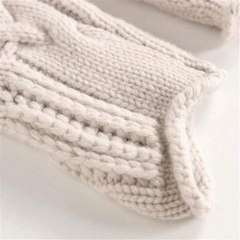 Kensia – Cashmere Sweater with Cable Pattern