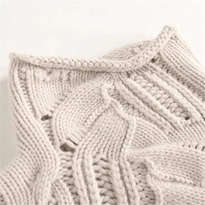 Kensia – Cashmere Sweater with Cable Pattern